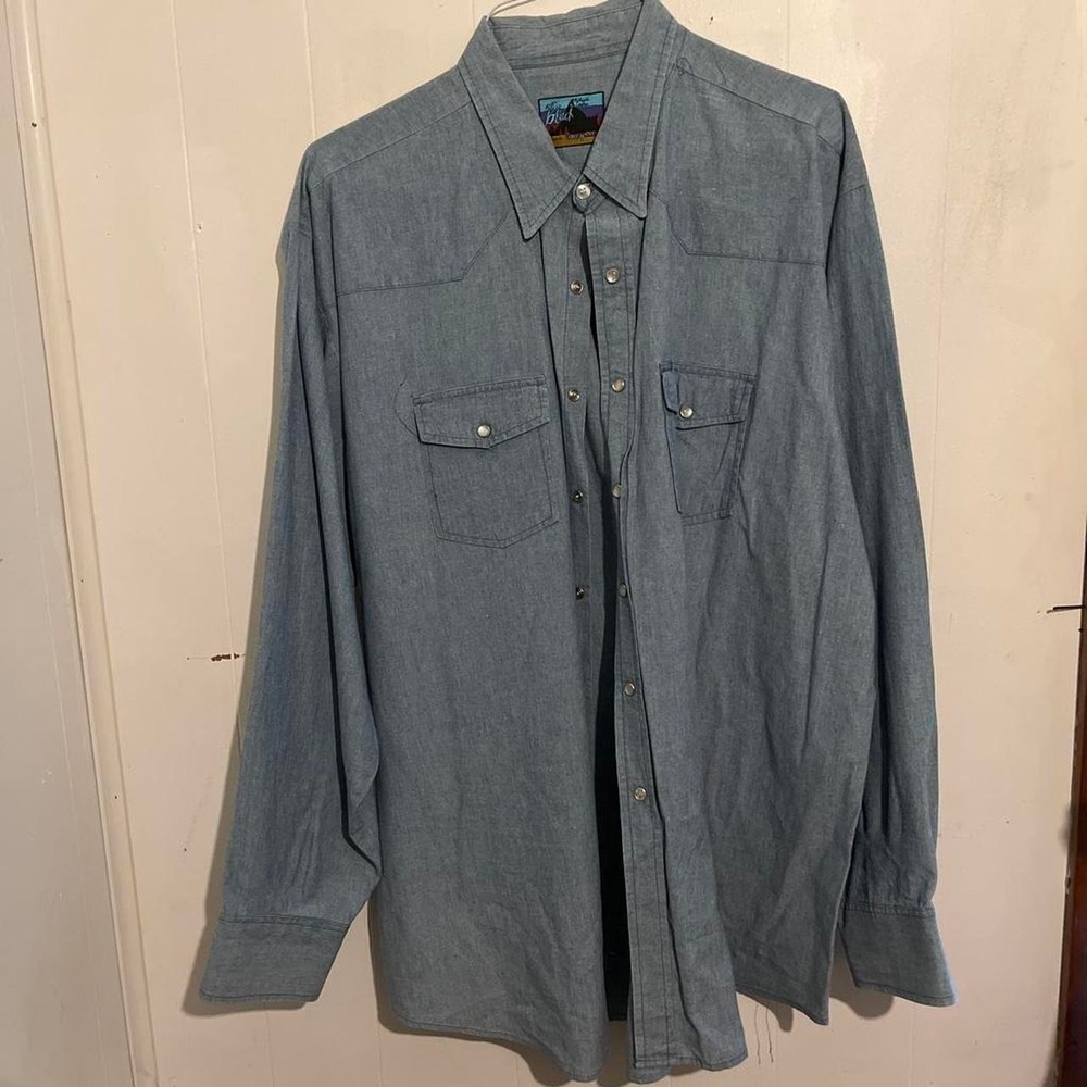 Vintage Black Canyon Pearl Snap shirt